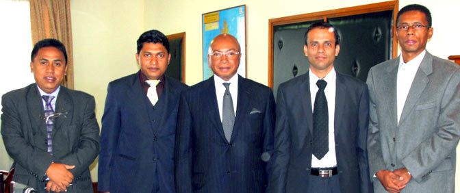 Pride Group representatives in Madagascar