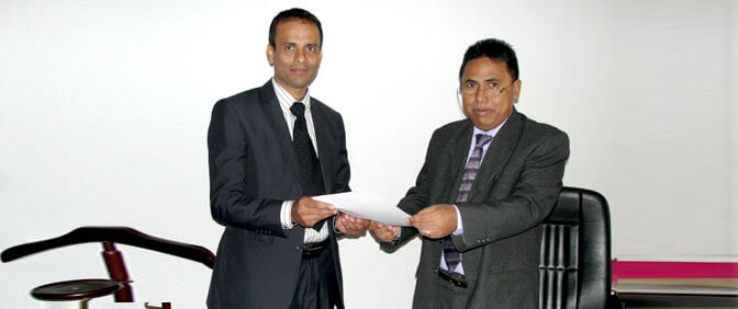 Letter of acceptance for establishing Commodity Futures Exchange in Madagascar