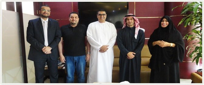 MD of United Interactive in Kuwait visiting Pride Group